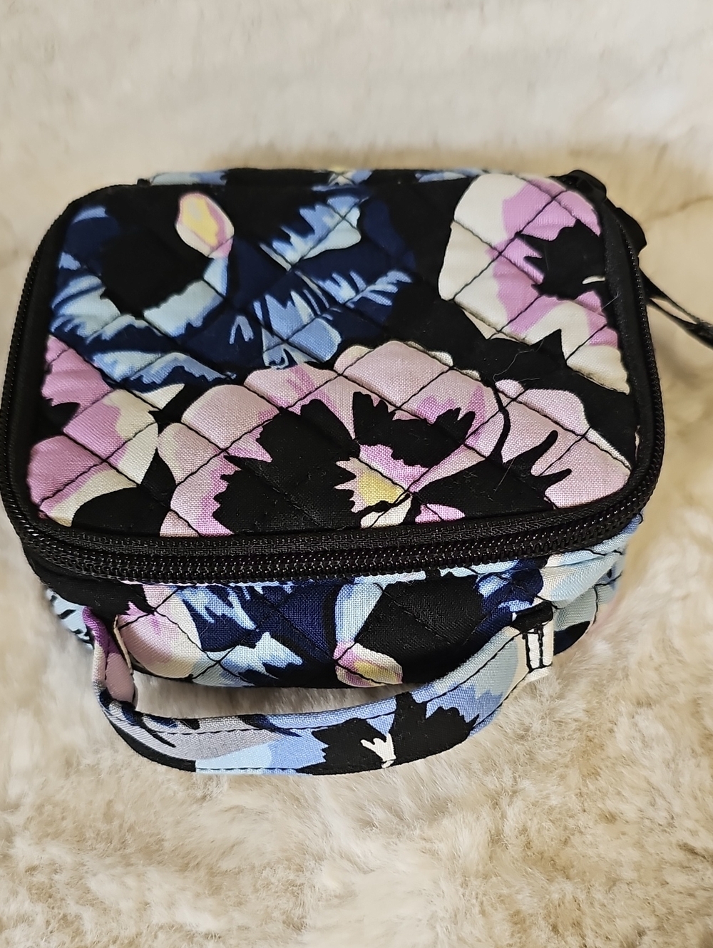 Vera Bradley Quilted Floral Cosmetic Case